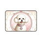 Fur Baby in Pink Desk Mat