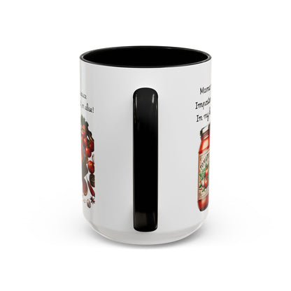 Nonna's No-No's Accent Coffee Mug - 15oz | Perfect for Home Chefs & Food Lovers