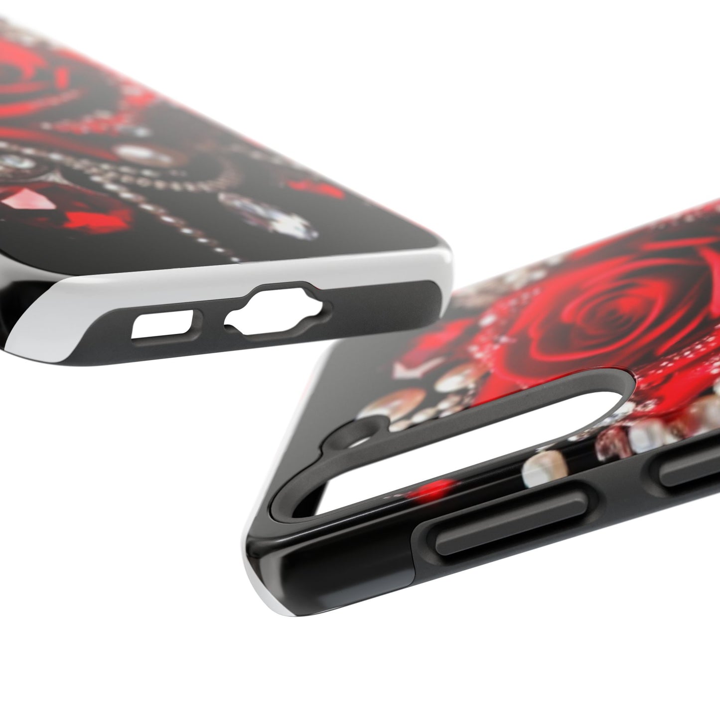 Diamonds, Pearls & Roses - Phone Case