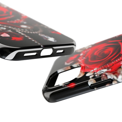Diamonds, Pearls & Roses - Phone Case
