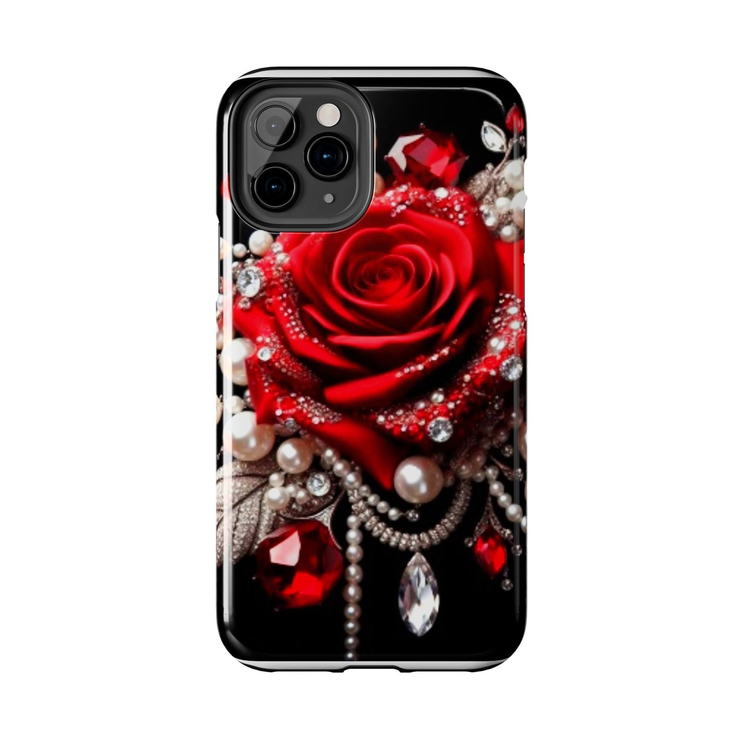 Diamonds, Pearls & Roses - Phone Case