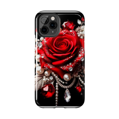 Diamonds, Pearls & Roses - Phone Case