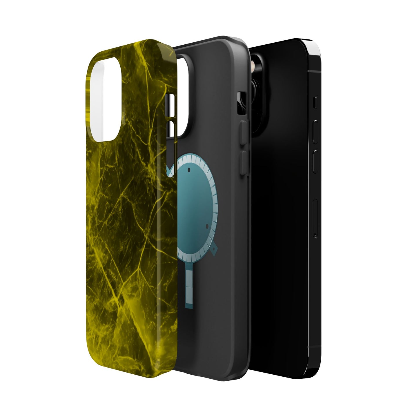 Marble Magnetic Tough Case for iPhone - Stylish Protection