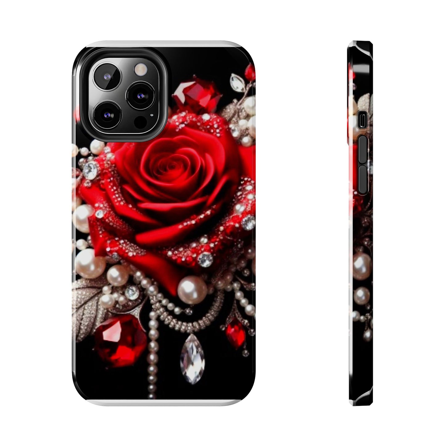 Diamonds, Pearls & Roses - Phone Case