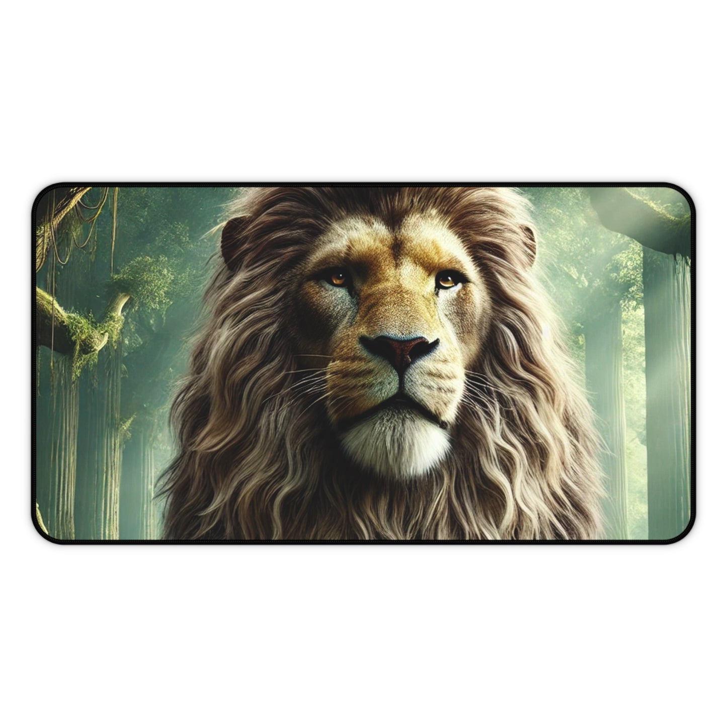 Desk Mat - Lion in the Forest