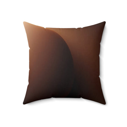 Modern Brown Throw Pillow