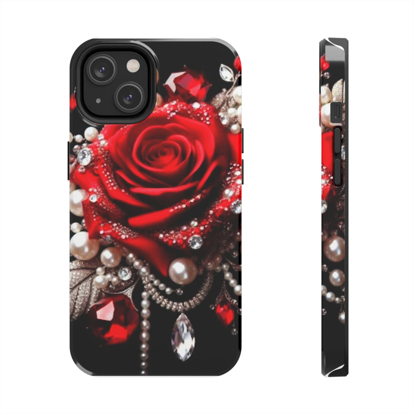 Diamonds, Pearls & Roses - Phone Case