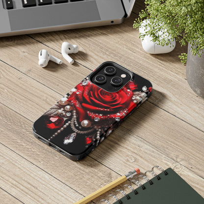 Diamonds, Pearls & Roses - Phone Case