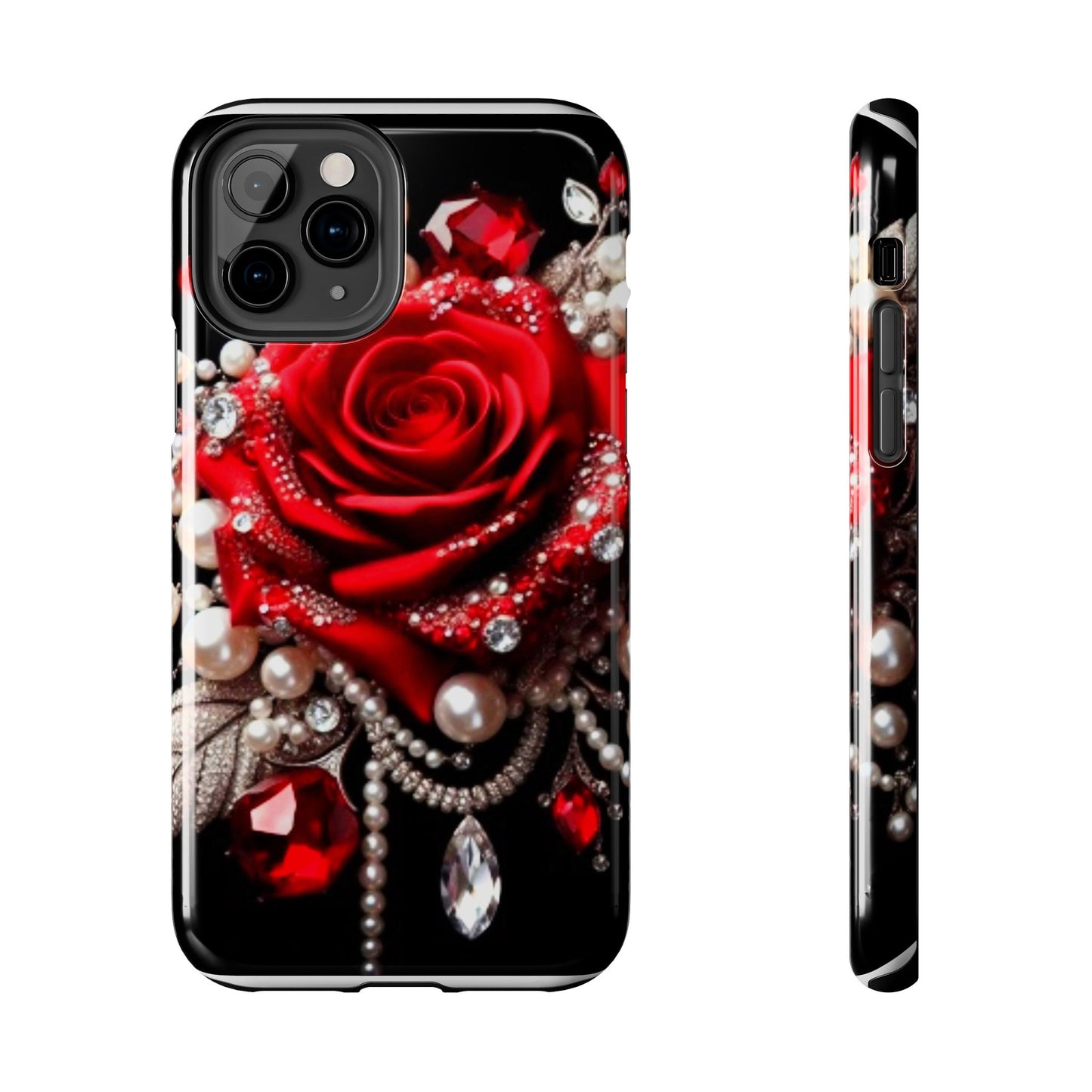Diamonds, Pearls & Roses - Phone Case