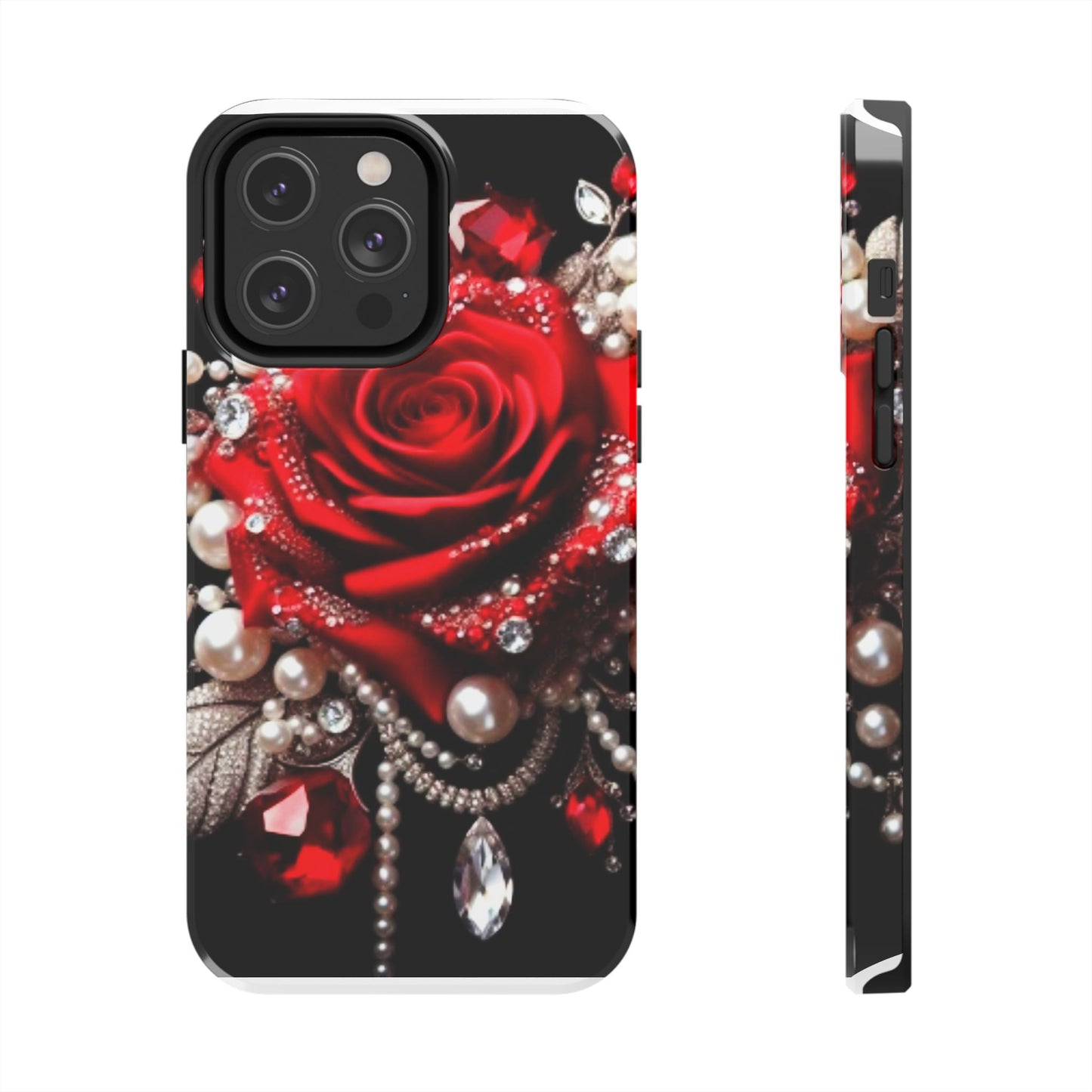 Diamonds, Pearls & Roses - Phone Case