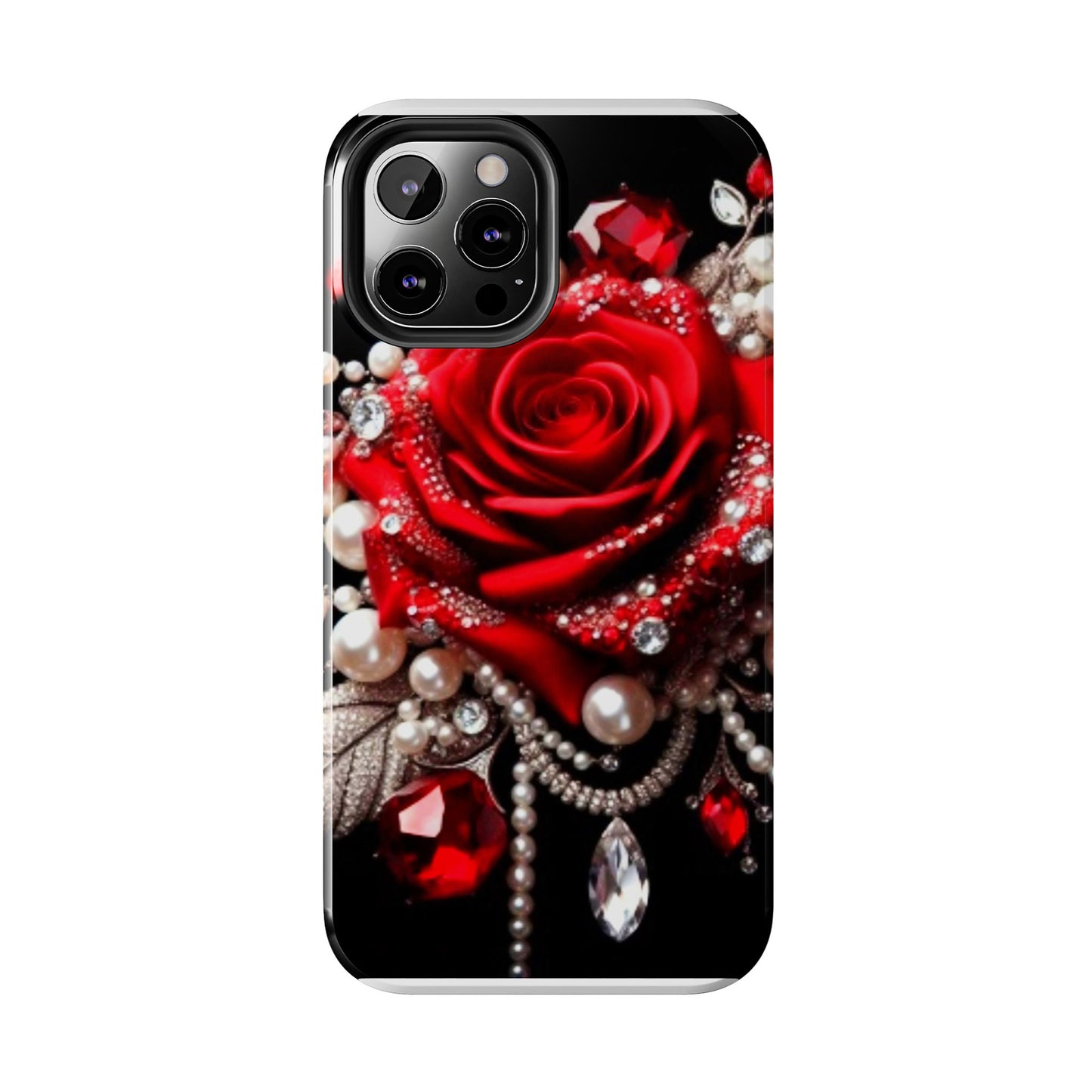 Diamonds, Pearls & Roses - Phone Case