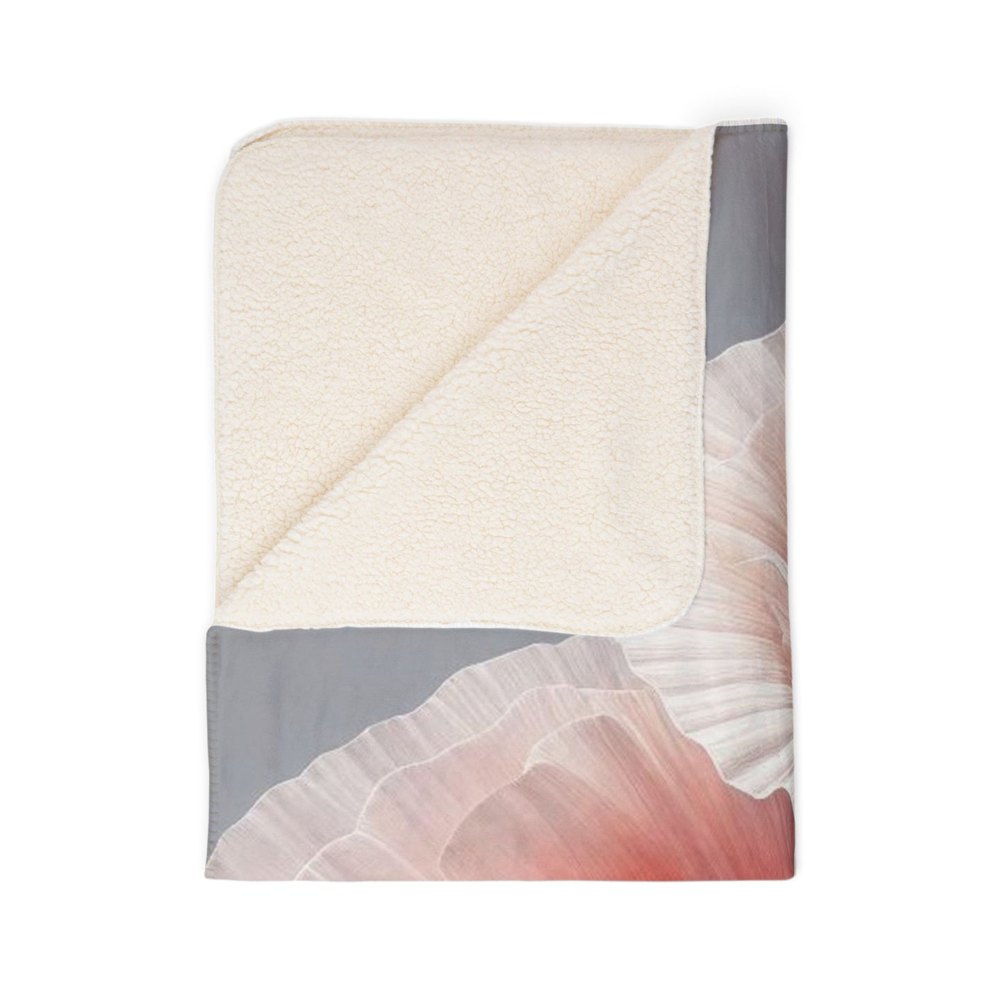 Poppy Flowers Sherpa Blanket
