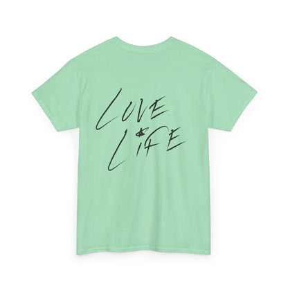 Graphic Tee - Mikeal X 'LOVE & LIFE' for Inspirational Vibes
