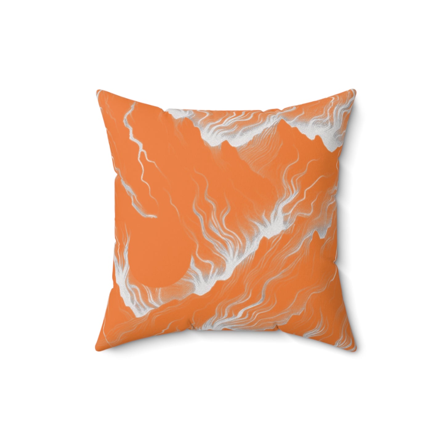Tangerine Throw Pillow