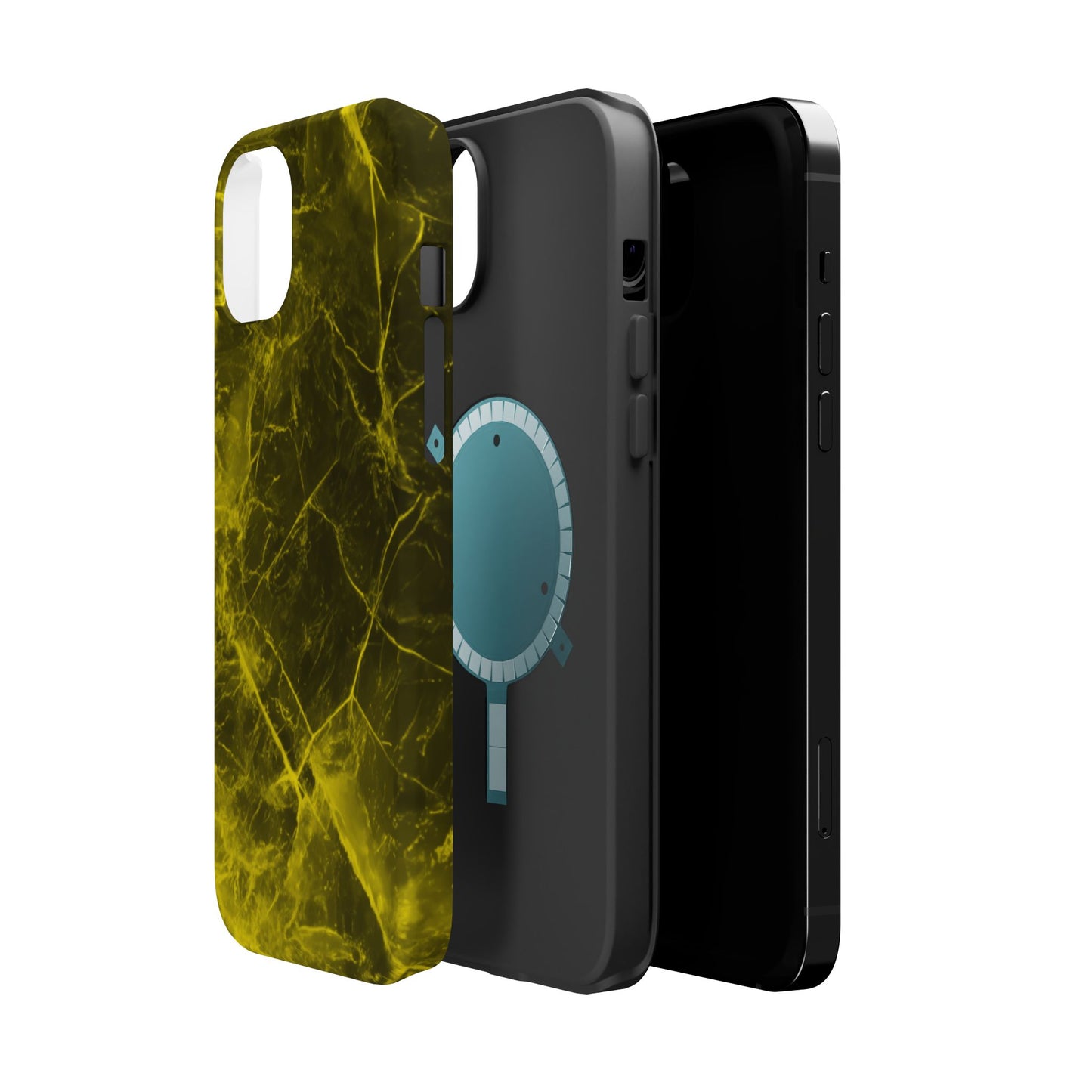 Marble Magnetic Tough Case for iPhone - Stylish Protection