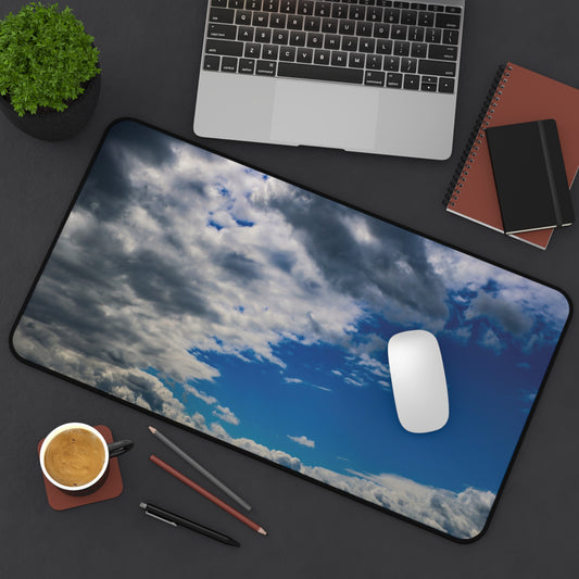 Desk Mat - Blue Sky with Clouds