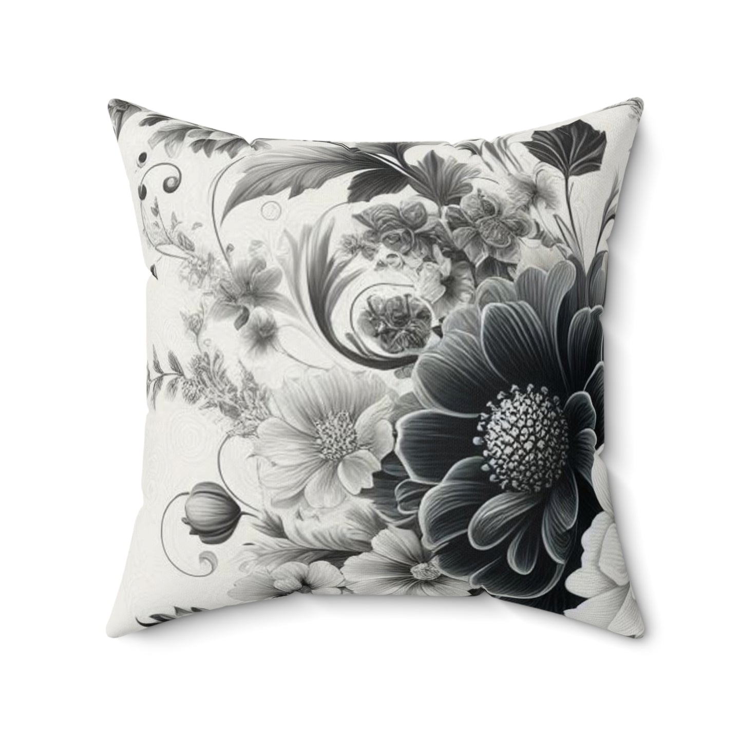 Botanical Elegance Throw Pillow