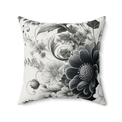 Botanical Elegance Throw Pillow