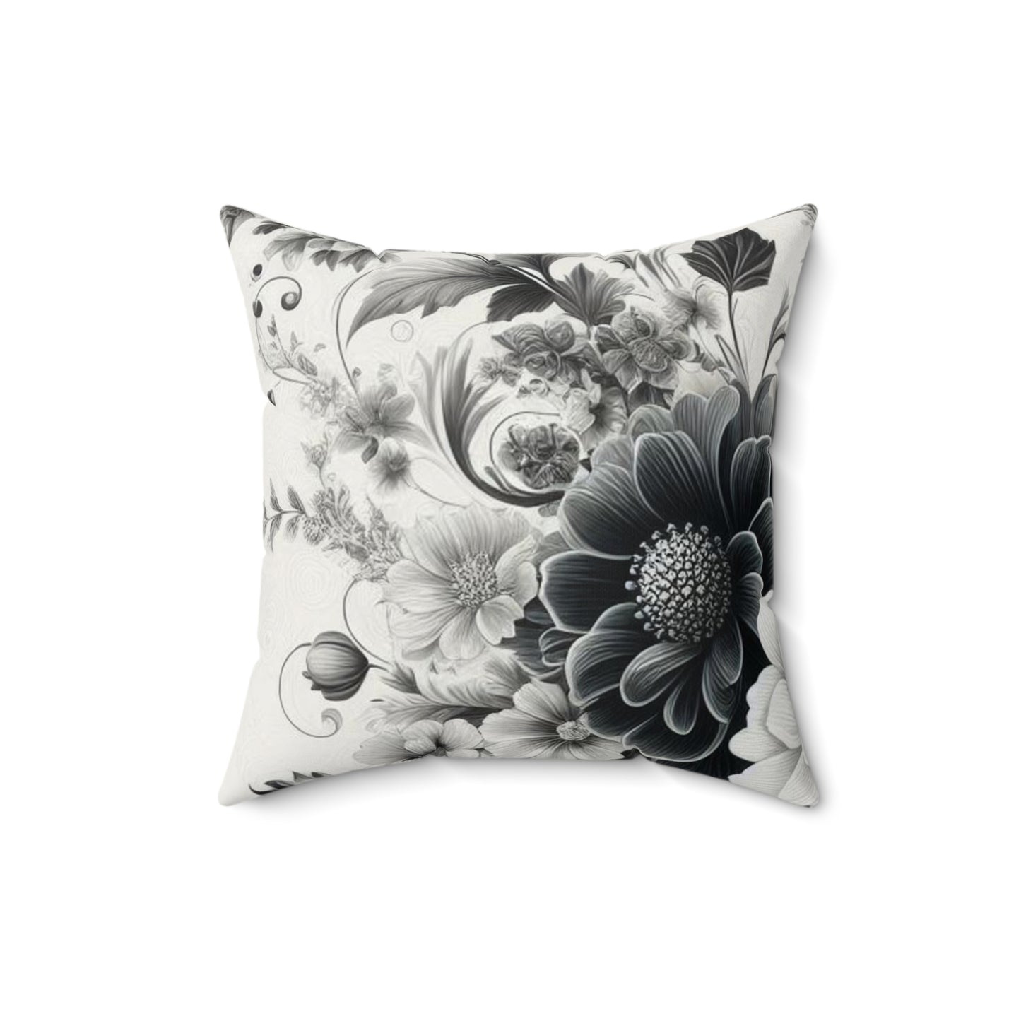Botanical Elegance Throw Pillow