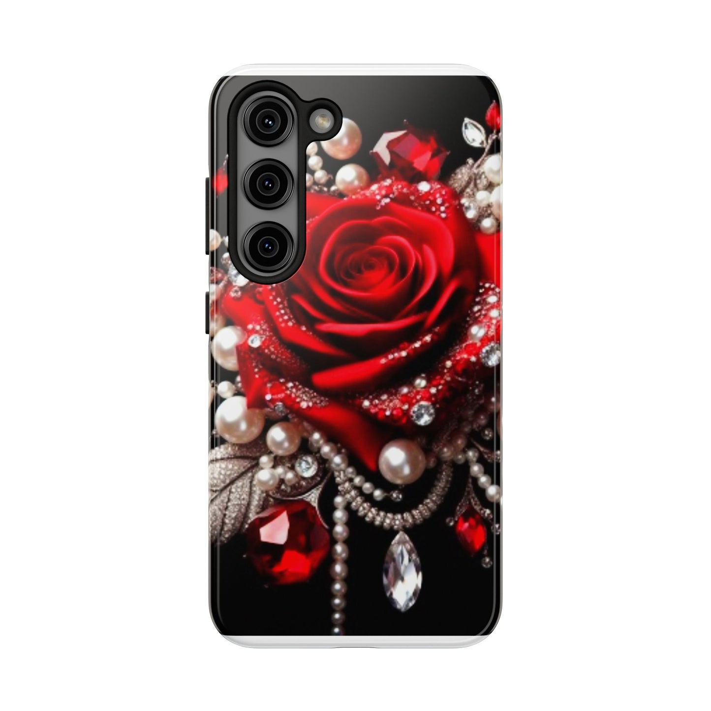Diamonds, Pearls & Roses - Phone Case