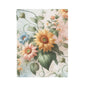 Floral Bliss Plush Throw Blanket