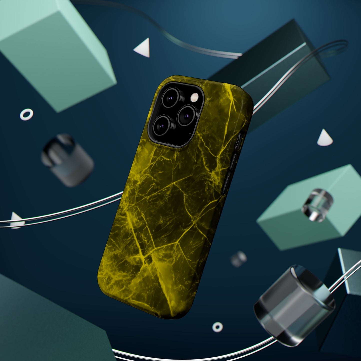Marble Magnetic Tough Case for iPhone - Stylish Protection