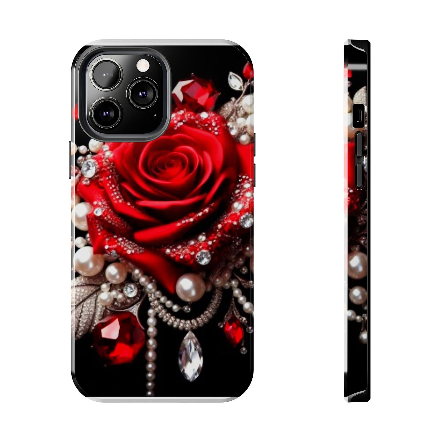 Diamonds, Pearls & Roses - Phone Case