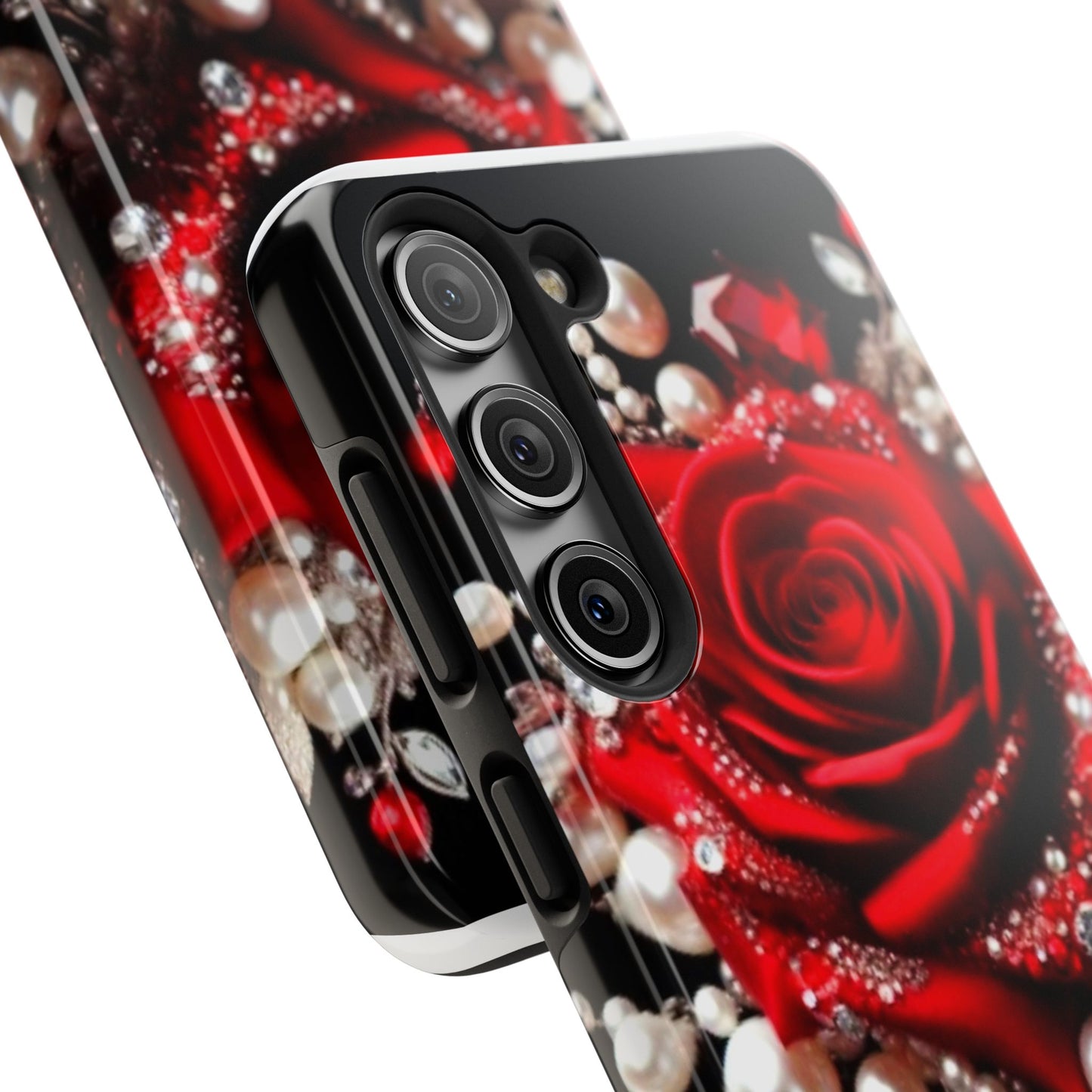 Diamonds, Pearls & Roses - Phone Case