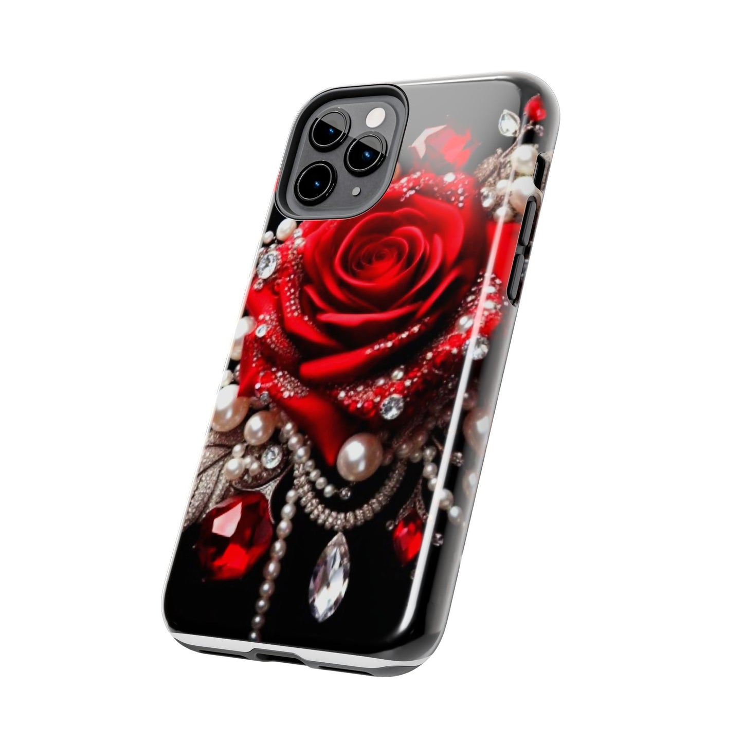 Diamonds, Pearls & Roses - Phone Case