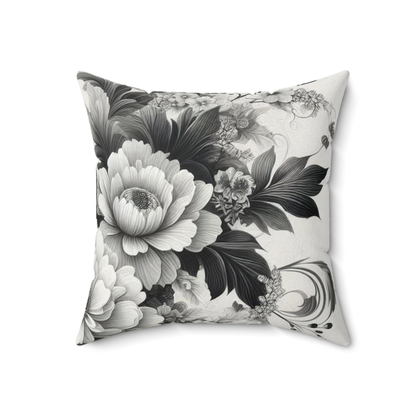 Botanical Elegance Throw Pillow