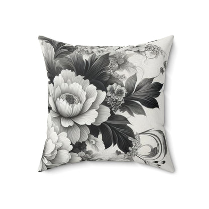 Botanical Elegance Throw Pillow