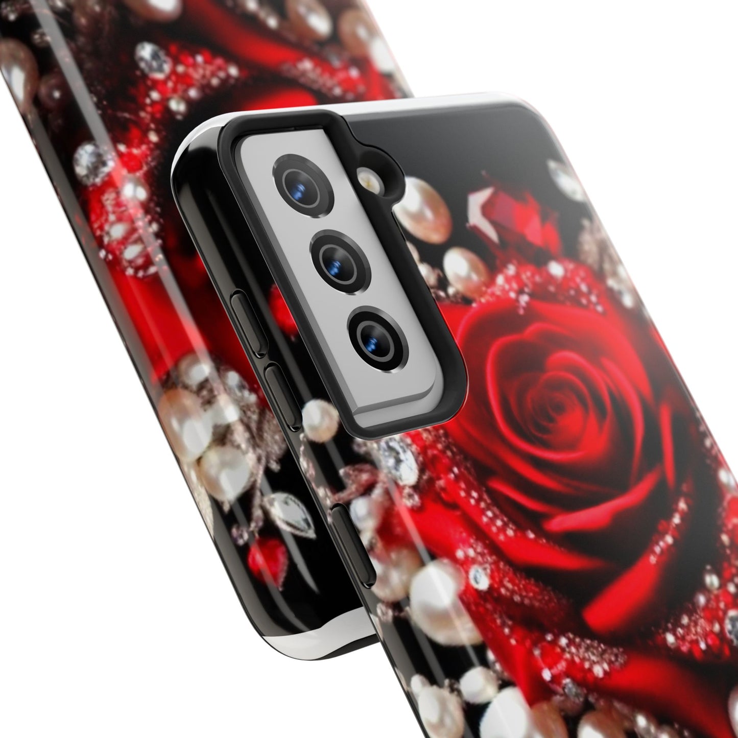 Diamonds, Pearls & Roses - Phone Case