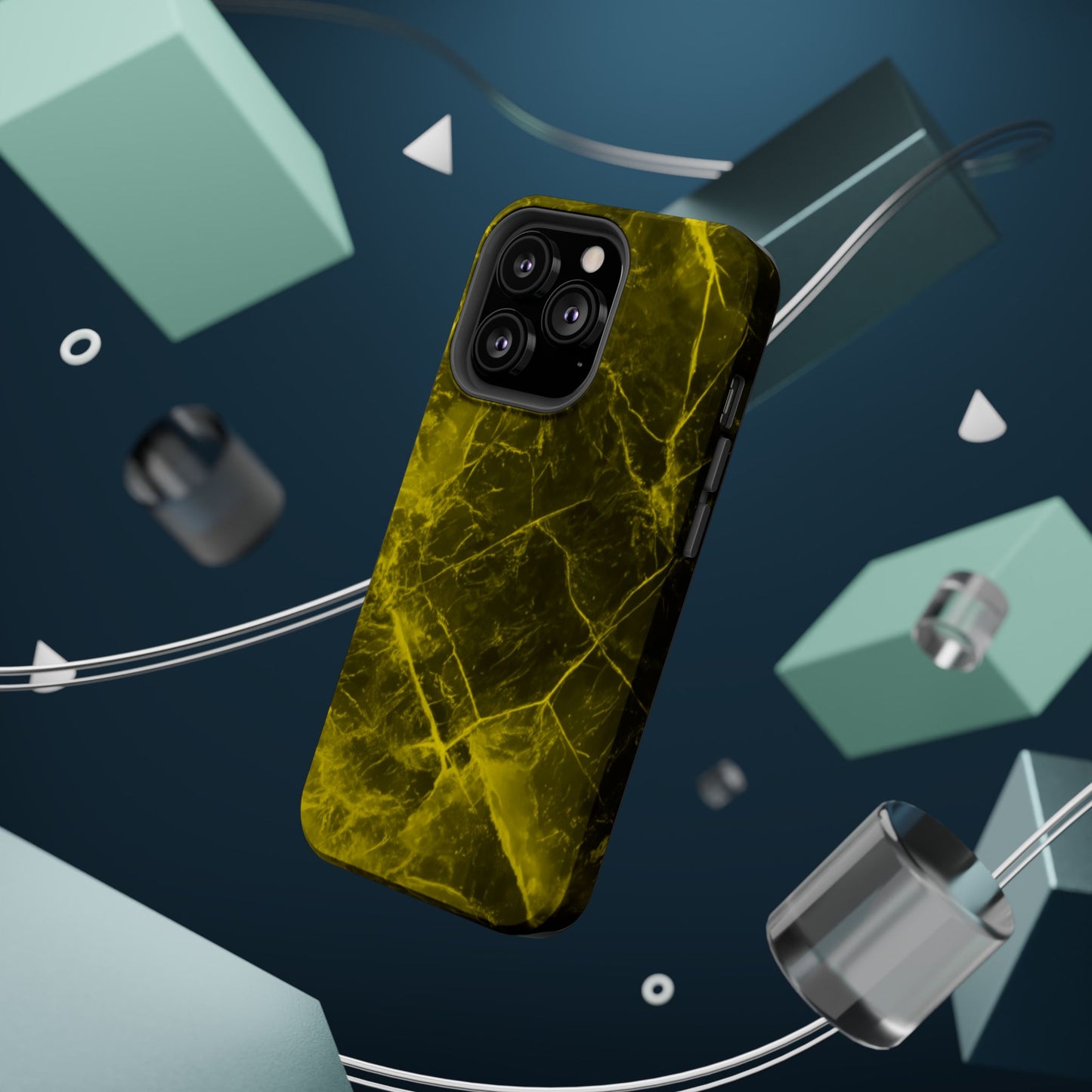 Marble Magnetic Tough Case for iPhone - Stylish Protection