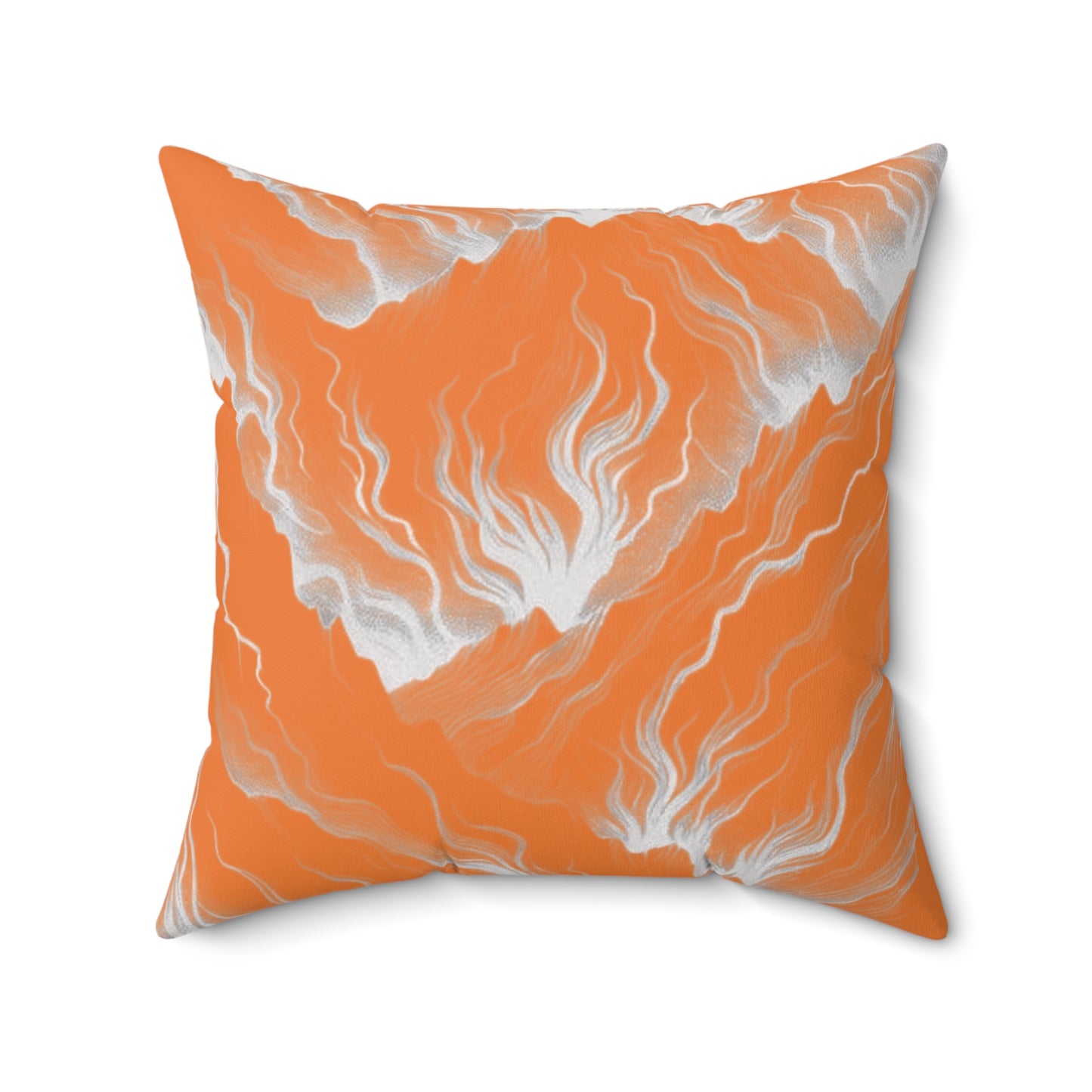 Tangerine Throw Pillow