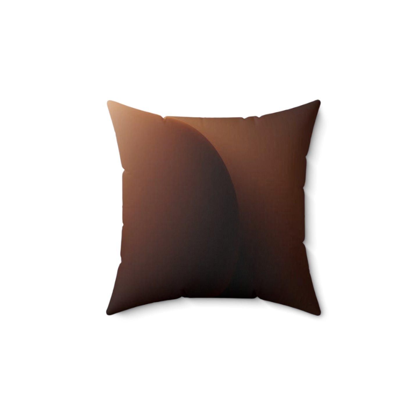 Modern Brown Throw Pillow