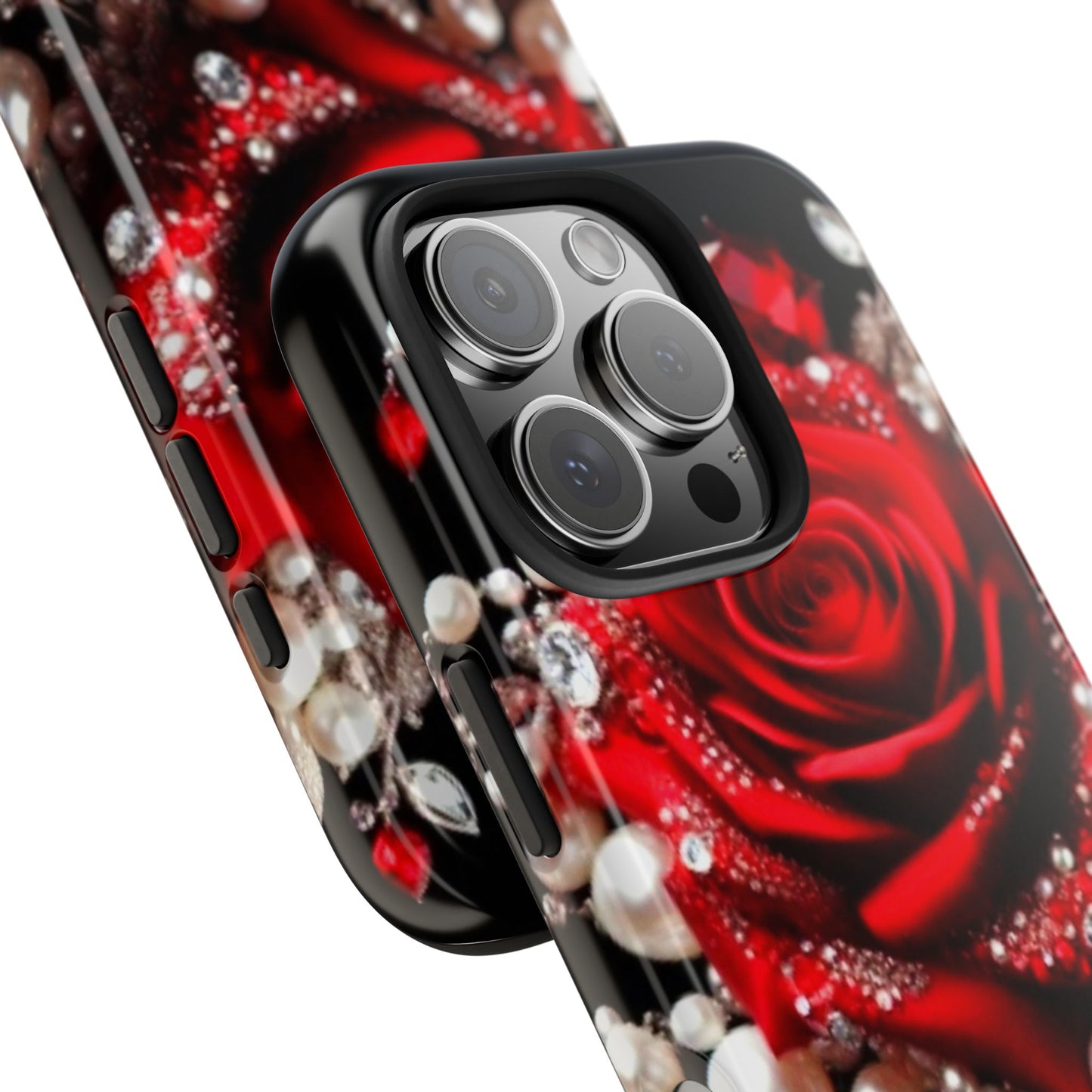 Diamonds, Pearls & Roses - Phone Case