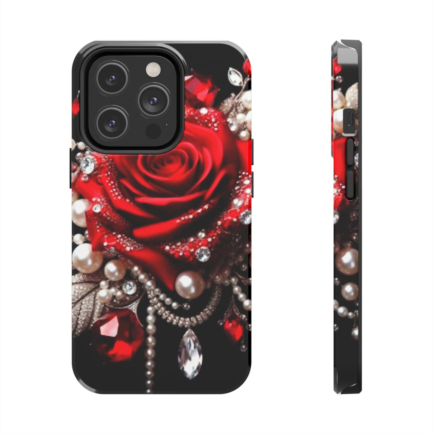 Diamonds, Pearls & Roses - Phone Case