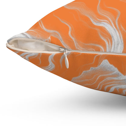 Tangerine Throw Pillow