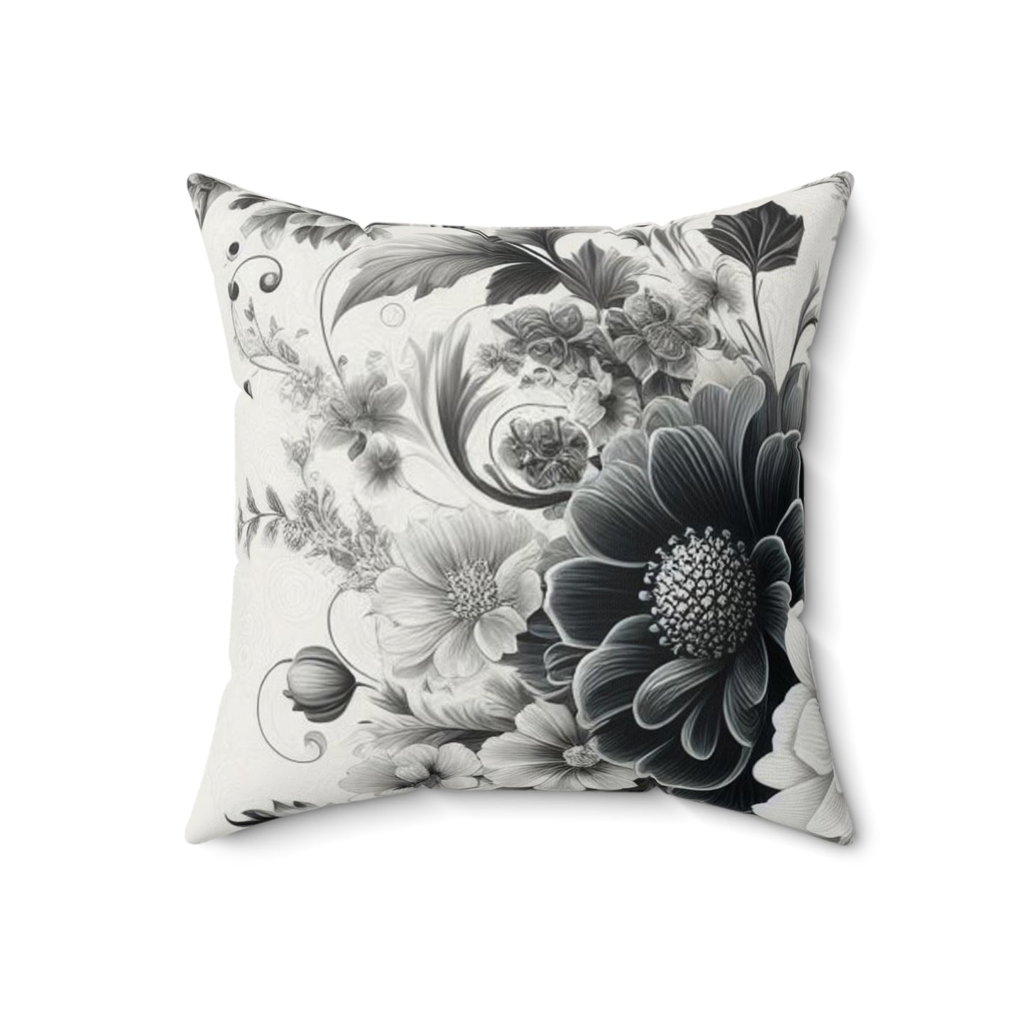 Botanical Elegance Throw Pillow