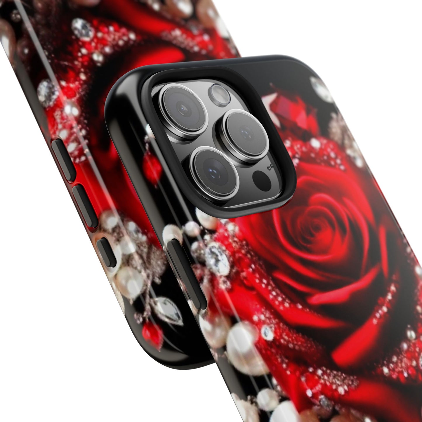 Diamonds, Pearls & Roses - Phone Case