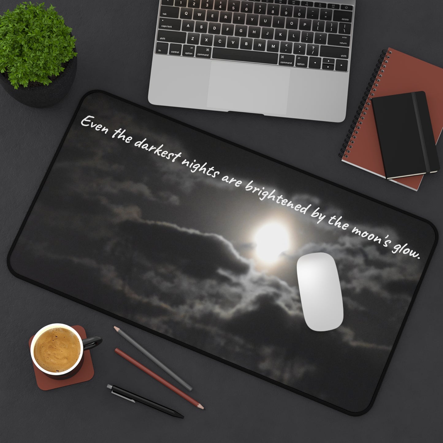 Desk Mat - Night Moon