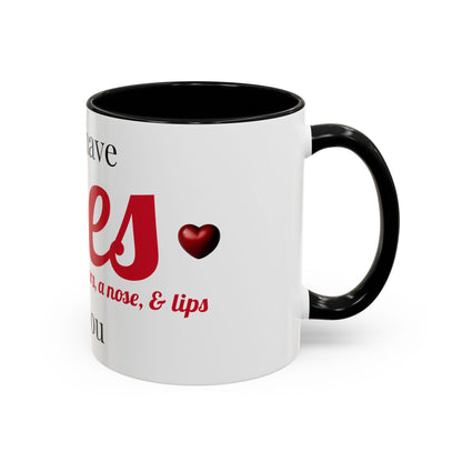 Romantic Accent Mug 'I Only Have Eyes for You'