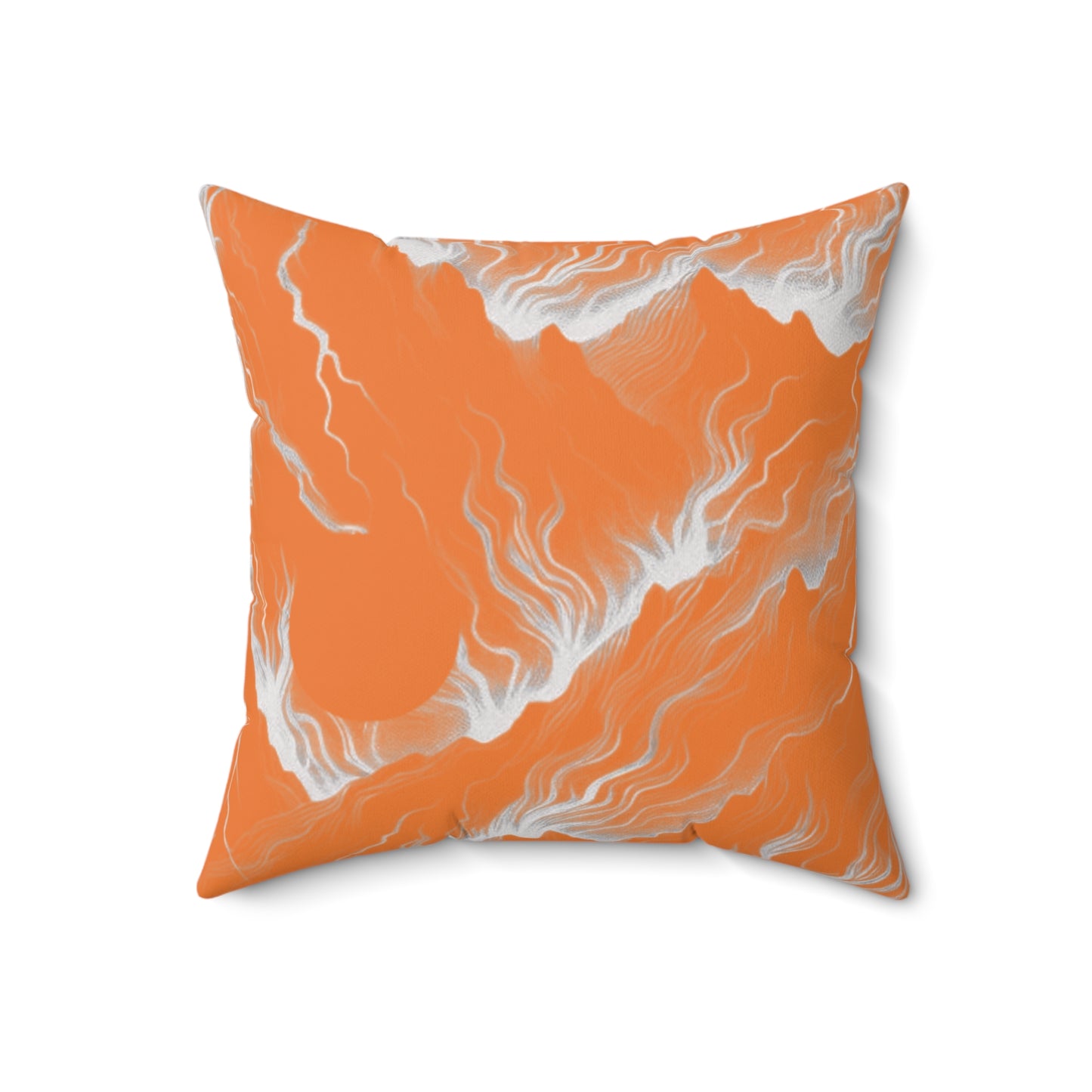 Tangerine Throw Pillow