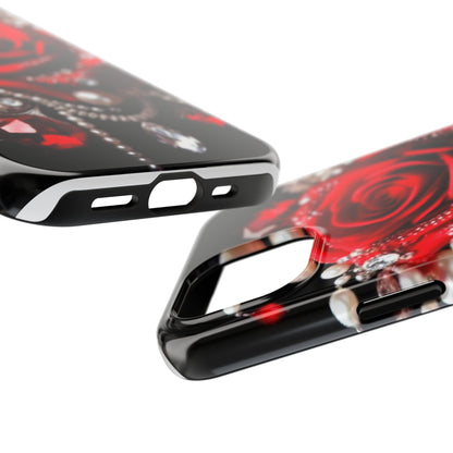 Diamonds, Pearls & Roses - Phone Case