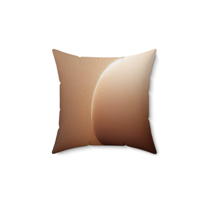 Modern Brown Throw Pillow