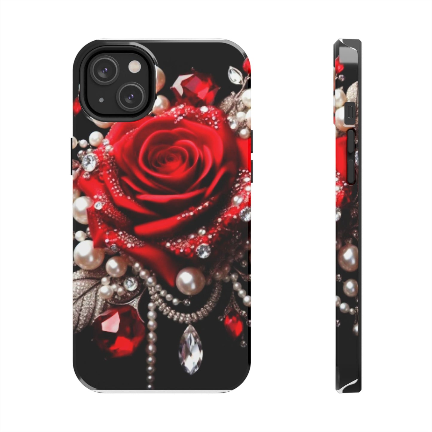 Diamonds, Pearls & Roses - Phone Case