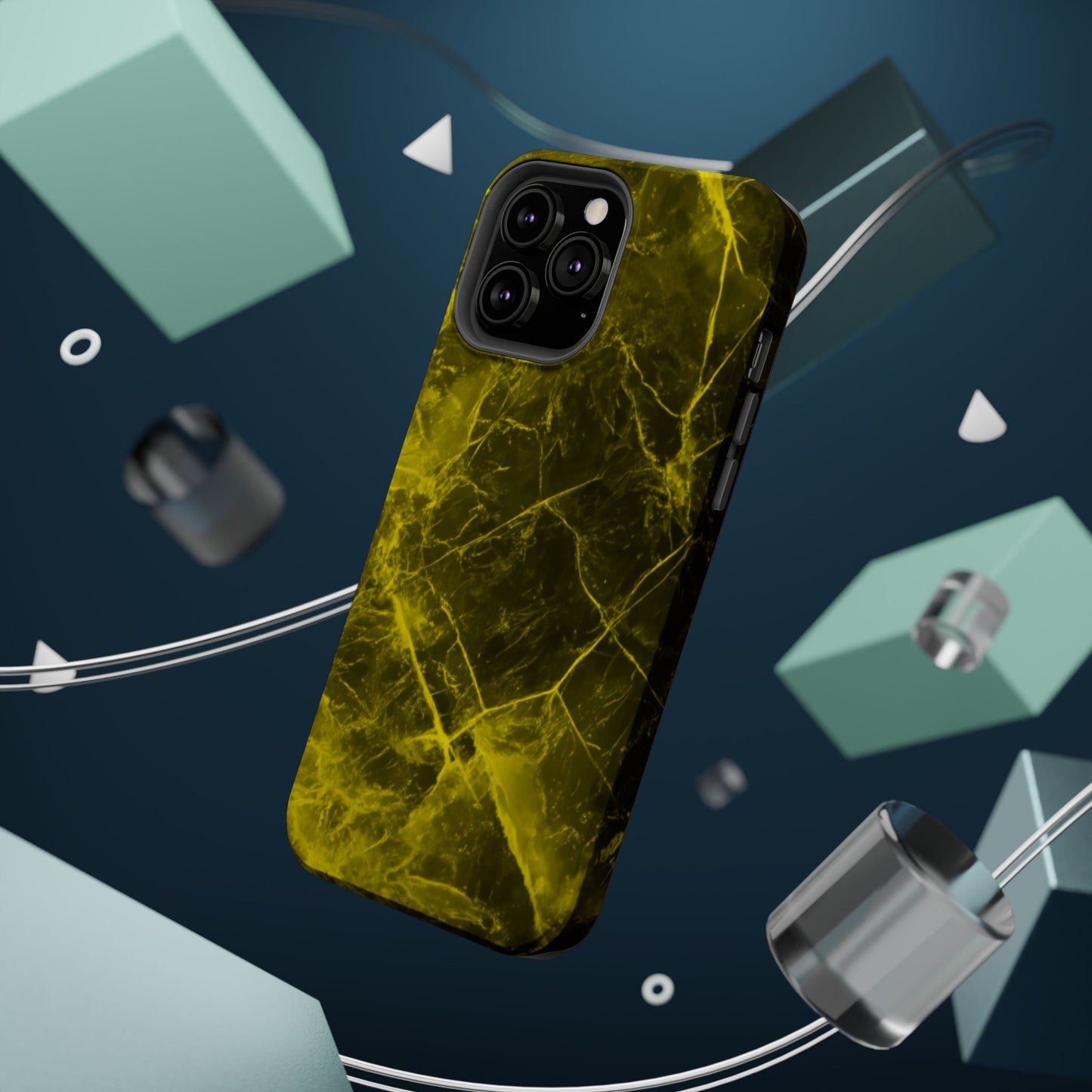 Marble Magnetic Tough Case for iPhone - Stylish Protection