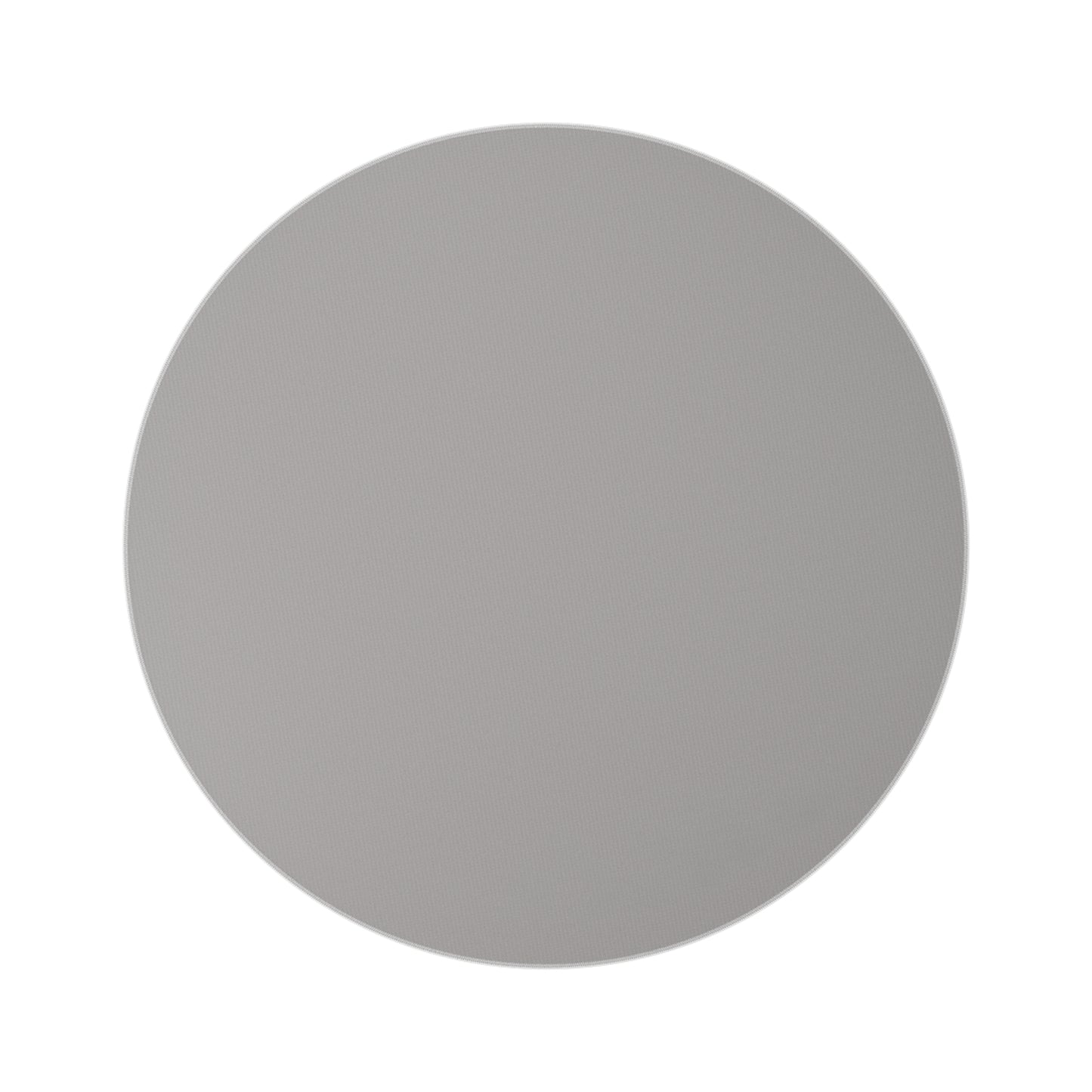 Gray Floral Round Rug