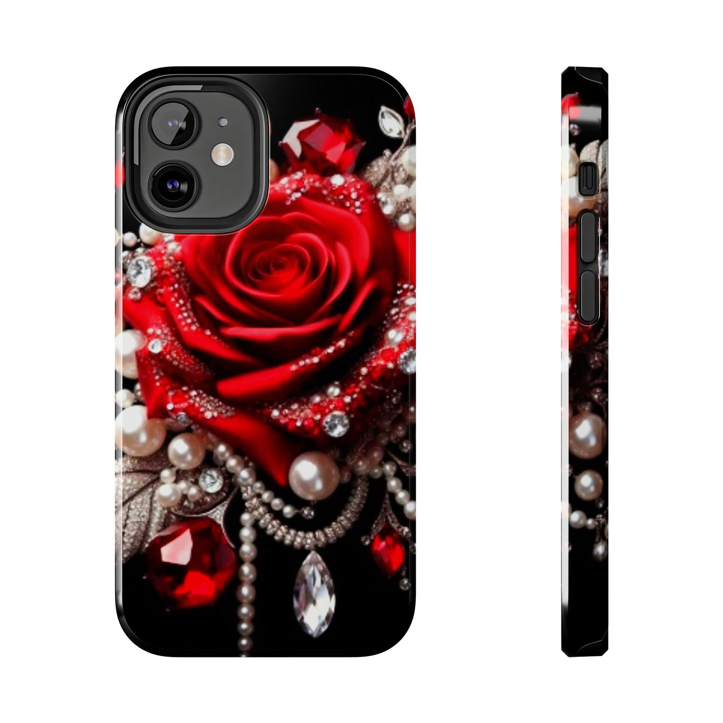 Diamonds, Pearls & Roses - Phone Case