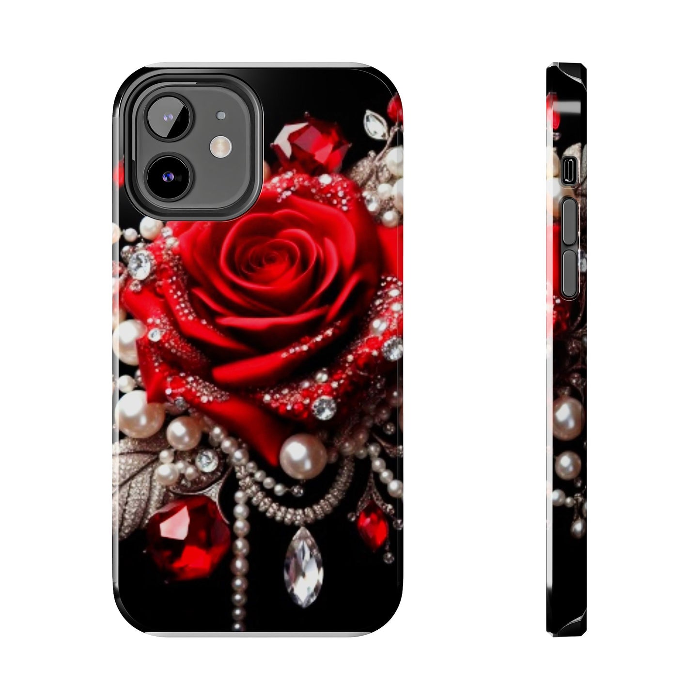 Diamonds, Pearls & Roses - Phone Case